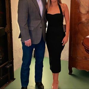 Cinq a sept Black Halter Dress